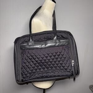 Brookstone Checkpoint Friendly Laptop carrier Brief Business Bag Black Excellent